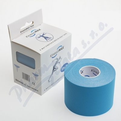 Kine-MAX 4Way kinesiology tape modrá 5cmx5m