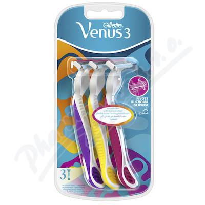 Gillette Venus3 Dispo Multicolor 3ks