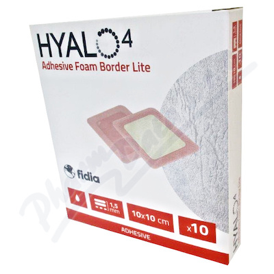 Hyalo4 Silic.Adhes.Border Lite Foam dr.10x10/10ks